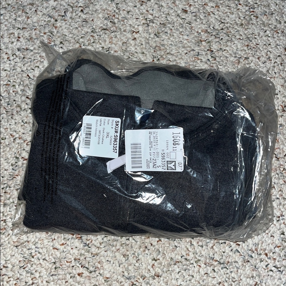 Lands End Bedford Rib Quarter Zip Sweater - Picture 5 of 6